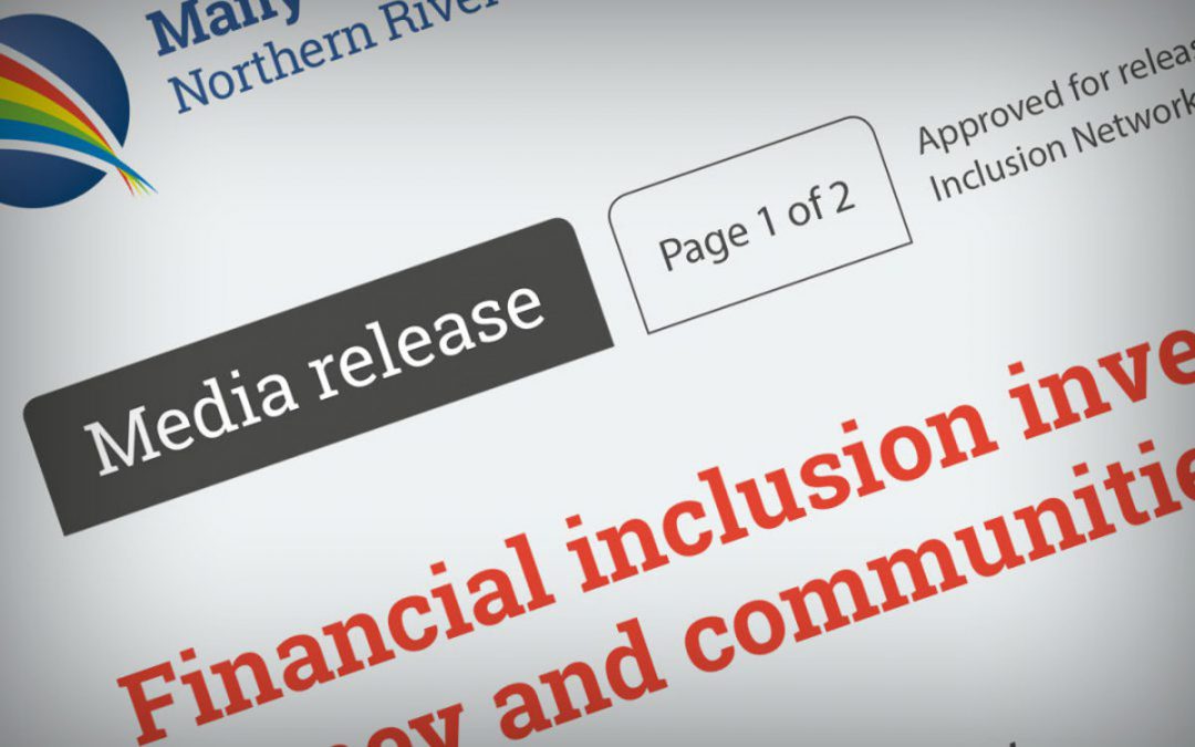 NSW Financial Inclusion Network media release header image